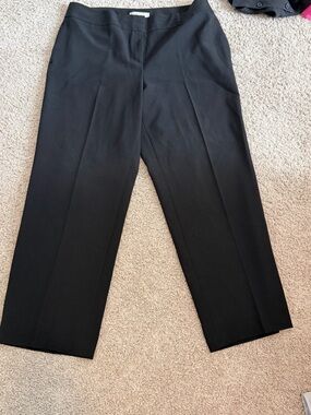 Kasper Black Women's Dress Pants - Sleek Straight Leg